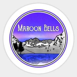 Maroon Bells Sticker